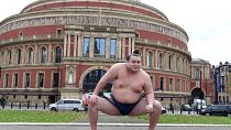 Sumo wrestlers bring ancient Japanese tradition to London