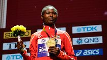 Kenya's Chepng'etich to keep marathon record despite doping ban