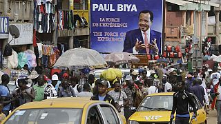 COVID-19 combat: Cameroon officials share washable masks in Douala