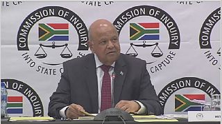Ex-South Africa finance minister ends testimony at judicial hearing