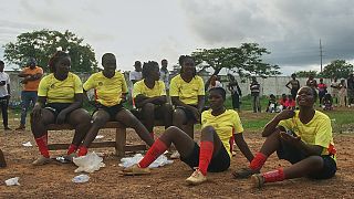 Kickball: a unique fusion of football and baseball for girls in Liberia