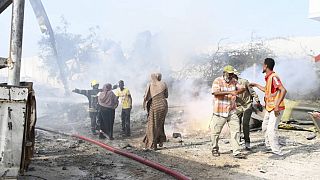 At least three killed after AU military helicopter crashes in Somalia's Mogadishu airport