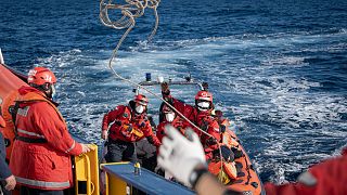 Pregnant woman medically evacuated after migrant boat rescue in Mediterranean Sea