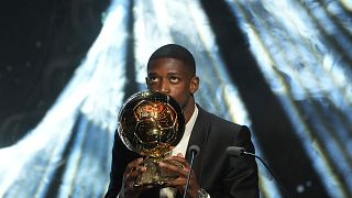 French player Ousmane Dembélé wins men's Ballon d'Or
