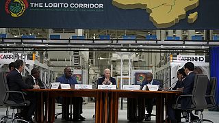 Biden pledges millions for ambitious railroad to Zambia, Congo