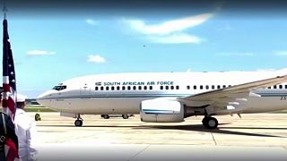 South Africa's president in United States to 'reset' relations with Washington