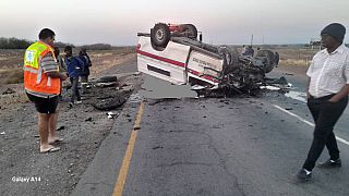 Namibia: 14 dead in head-on collision between two vehicles