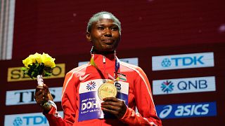 Kenya's Chepng'etich to keep marathon record despite doping ban